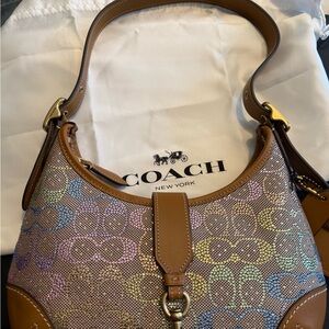 Coach Rainbow Signature Shoulder Bag